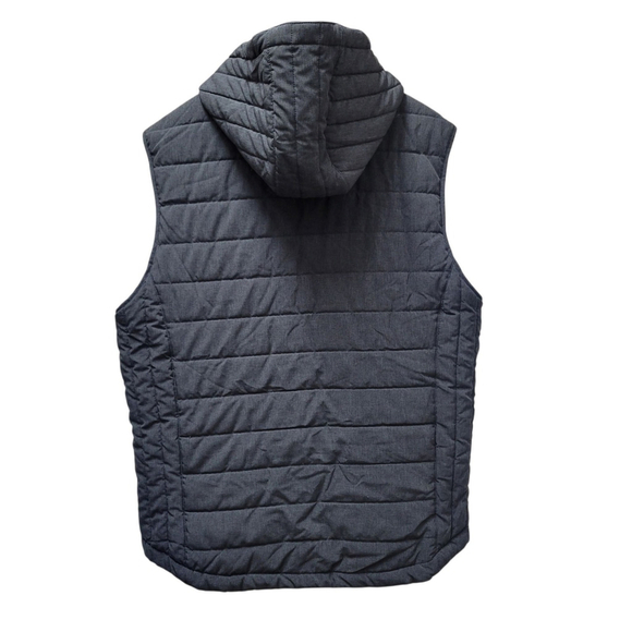 Perry Ellis Men's Quilted Puffer Full-Zip Hoodie Vest Size Large Excellent - Picture 6 of 10